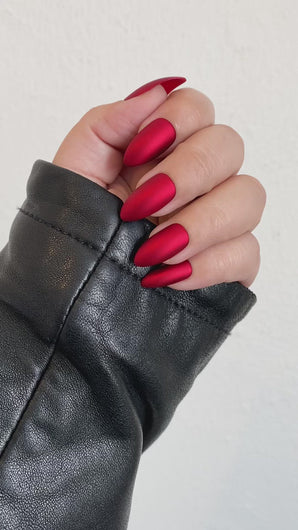 Cardiff Beauty Clinic - Red almond nails ready for Beaujolais Day 🍷 How  stunning is this red from @the_gelbottle_inc ! Shade merlot and using their  matte top coat @apresnailofficial gelx extensions- £30